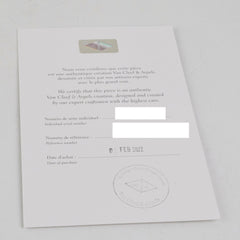 Van Cleef and Arpels Sweet White Gold Mother of Pearl MOP Earrings