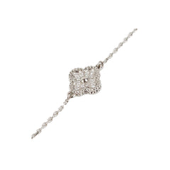Van Cleef and Arpels Sweet Alhambra 1 Motif Diamond  Bracelet
