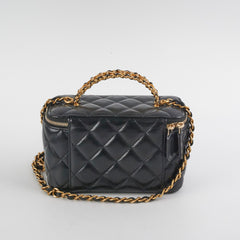 Chanel Seasonal Vanity Top Handle Black