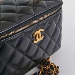 Chanel Seasonal Vanity Top Handle Black