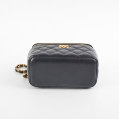 Chanel Seasonal Vanity Top Handle Black