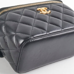 Chanel Seasonal Vanity Top Handle Black
