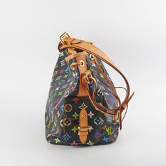 Louis Vuitton Black Multicolour Bucket Bag
