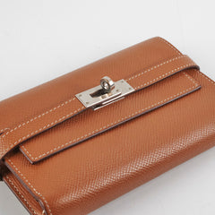 Hermes Kelly Wallet Epsom Gold- C Stamp