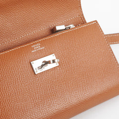 Hermes Kelly Wallet Epsom Gold- C Stamp