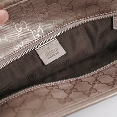 Gucci Silver/Grey Monogram Tote