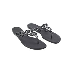 Hermes Island Noir Sandals Size 40