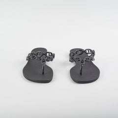 Hermes Island Noir Sandals Size 40
