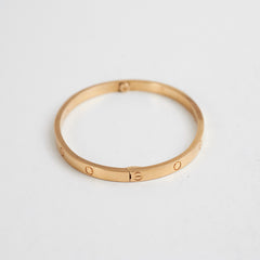 Cartier Love SM Size 16 Yellow Gold Bracelet