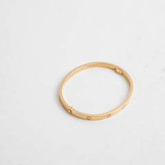 Cartier Love SM Size 16 Yellow Gold Bracelet