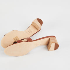 Hermes Oasis Gold Sandals Size 38.5