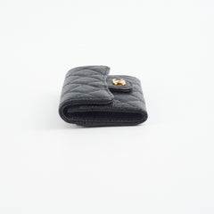 Chanel Card Holder Caviar Black
