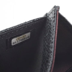 Chanel Card Holder Caviar Black