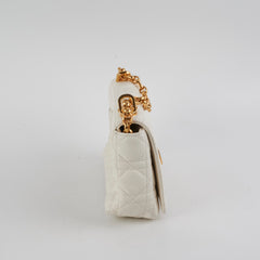Deal of the Week - Christian Dior Small Caro Ivory Shoulder Bag