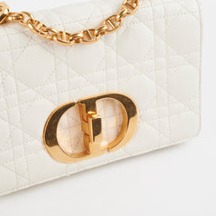Deal of the Week - Christian Dior Small Caro Ivory Shoulder Bag