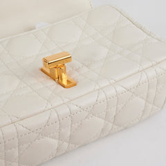 Deal of the Week - Christian Dior Small Caro Ivory Shoulder Bag