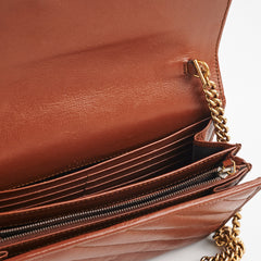 Gucci GG Marmont Matelasse Mini Bag Tan WOC Wallet on chain