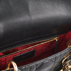 Christian Dior Lady Dior Small Black Lambskin