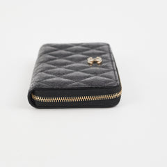 ITEM 14 - Chanel Wallet Zip Wallet Black