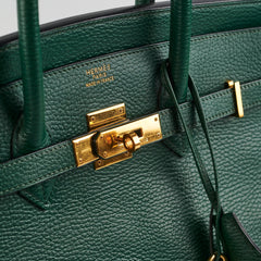 Deal of the Week - Hermes Birkin 35 Ardennes Vert Anglais Stamp F Square
