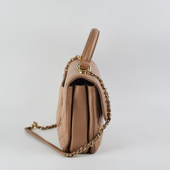 ITEM 18 - Chanel medium trendy cc removable strap dark beige