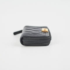 Chanel Boy Zipper Cardholder Black