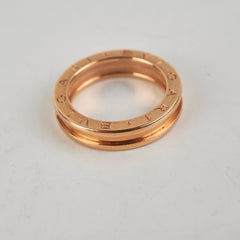 Bvlgari Pink Gold Ring Size 55