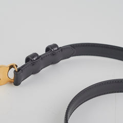 CELINE Triomphe Belt 70 Black