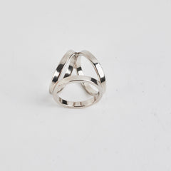 Hermes Palladium Scarf Ring