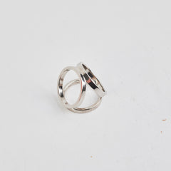 Hermes Palladium Scarf Ring