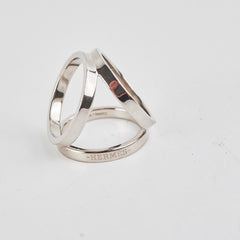 Hermes Palladium Scarf Ring