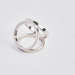 Hermes Palladium Scarf Ring
