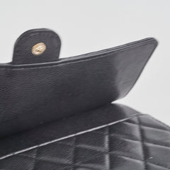 Chanel Long Cardholder Wallet Caviar Black