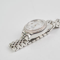 Rolex 28mm Datejust White Gold with Diamonds