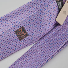 Hermes Men's Tie Purple/Blue