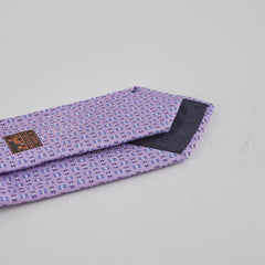 Hermes Men's Tie Purple/Blue