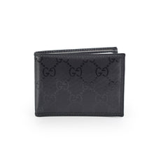 Gucci Mens Black Monogram Wallet