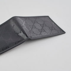 Gucci Mens Black Monogram Wallet