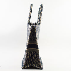 Christian Dior Large Book Tote Oblique Navy