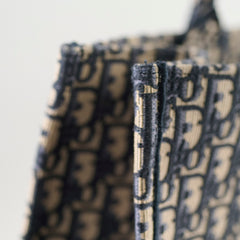 Christian Dior Large Book Tote Oblique Navy