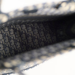 Christian Dior Large Book Tote Oblique Navy