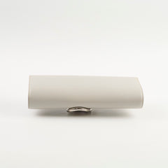 Hermes Egee Clutch Tadelakt Gris Perle - Stamp Square R