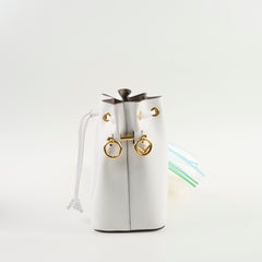 Fendi Mon Tresor Bucket Bag White
