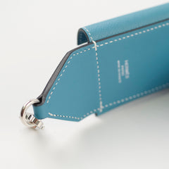 Hermes Kelly Pocket Bag Strap Blue Jeans - Stamp W