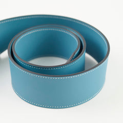 Hermes Kelly Pocket Bag Strap Blue Jeans - Stamp W