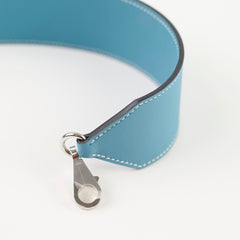 Hermes Kelly Pocket Bag Strap Blue Jeans - Stamp W