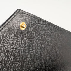 Saint Laurent Cassandra WOC Wallet on Chain Black