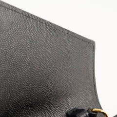 Saint Laurent Cassandra WOC Wallet on Chain Black