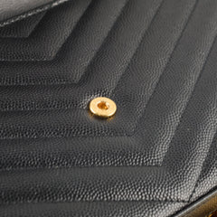 Saint Laurent Cassandra WOC Wallet on Chain Black