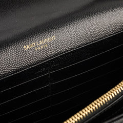 Saint Laurent Cassandra WOC Wallet on Chain Black